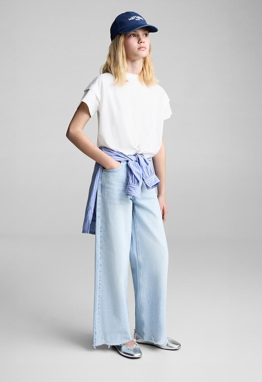MANGO - T-shirt sailor - natural