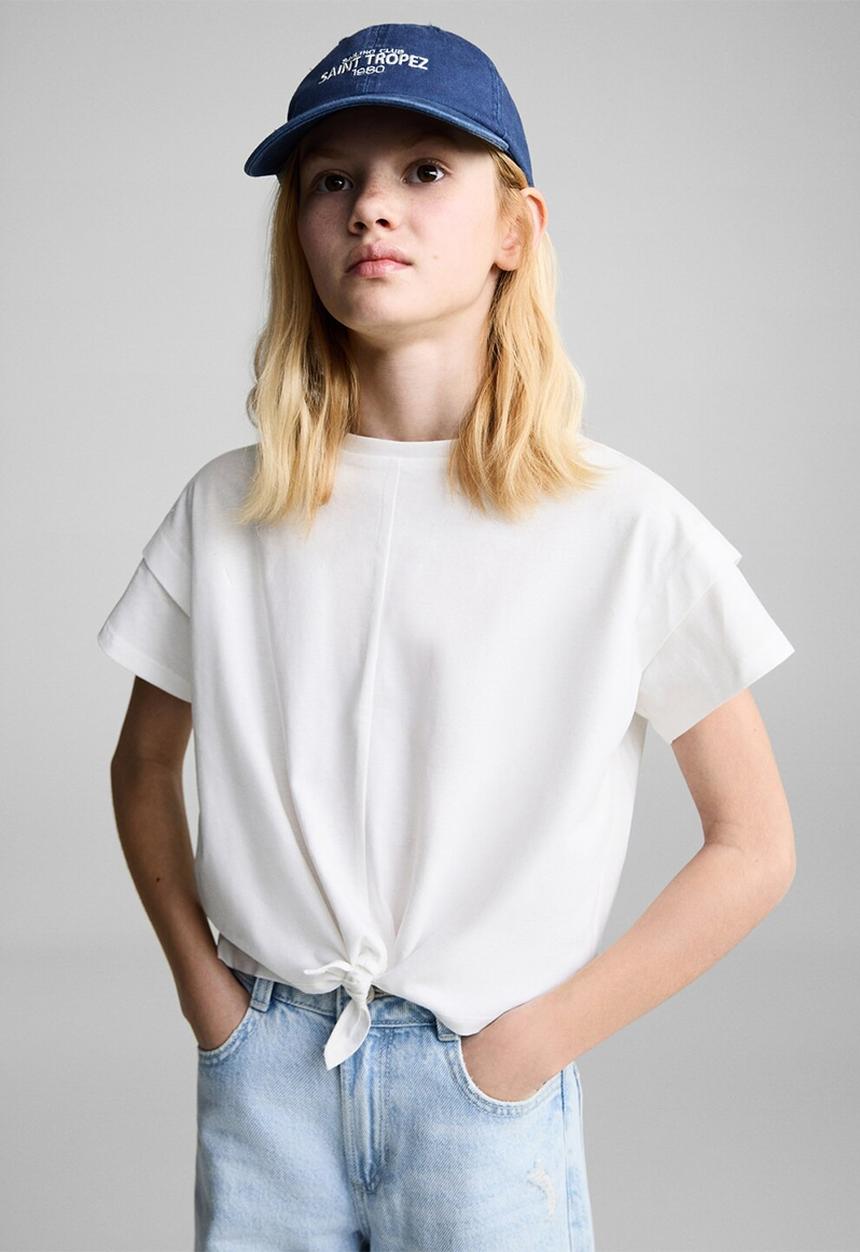 MANGO - T-shirt sailor - natural