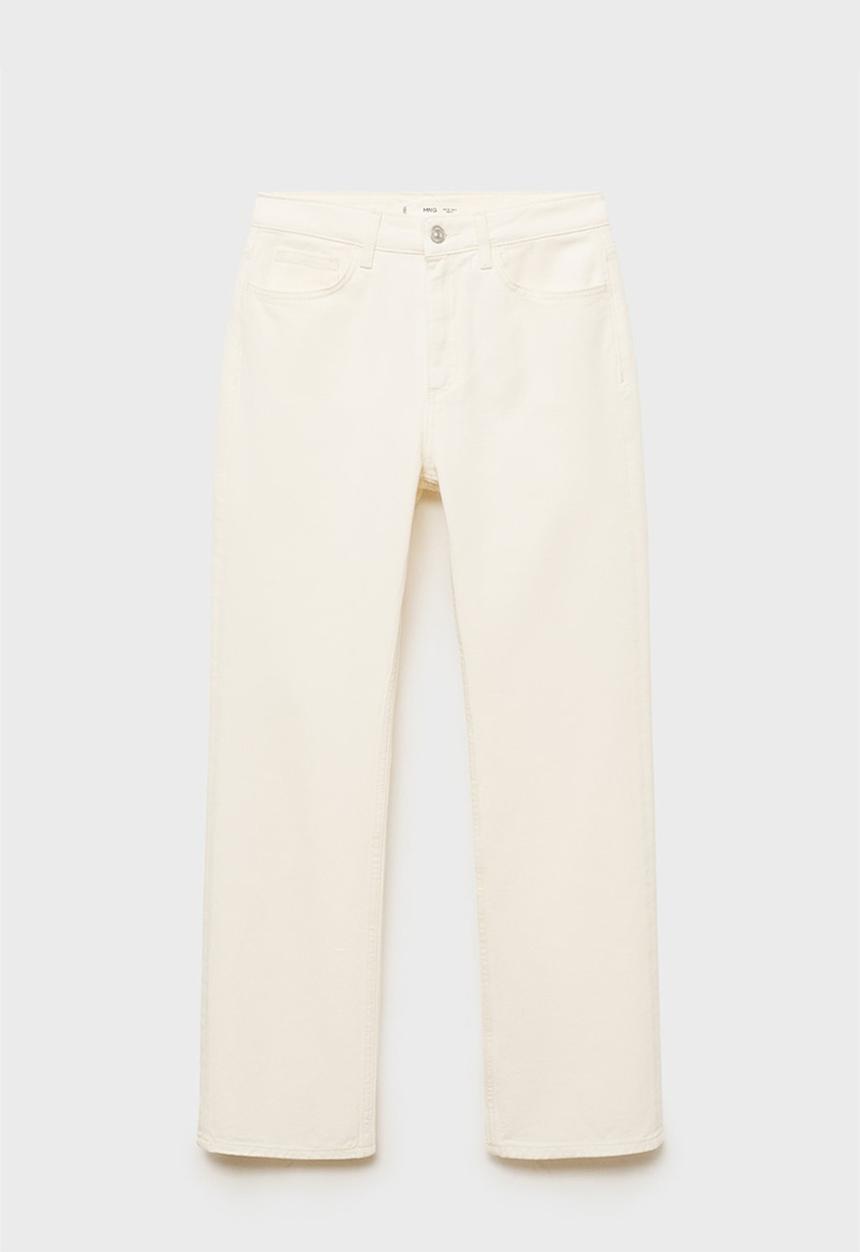MANGO - Jeans Matilda - Light Beige