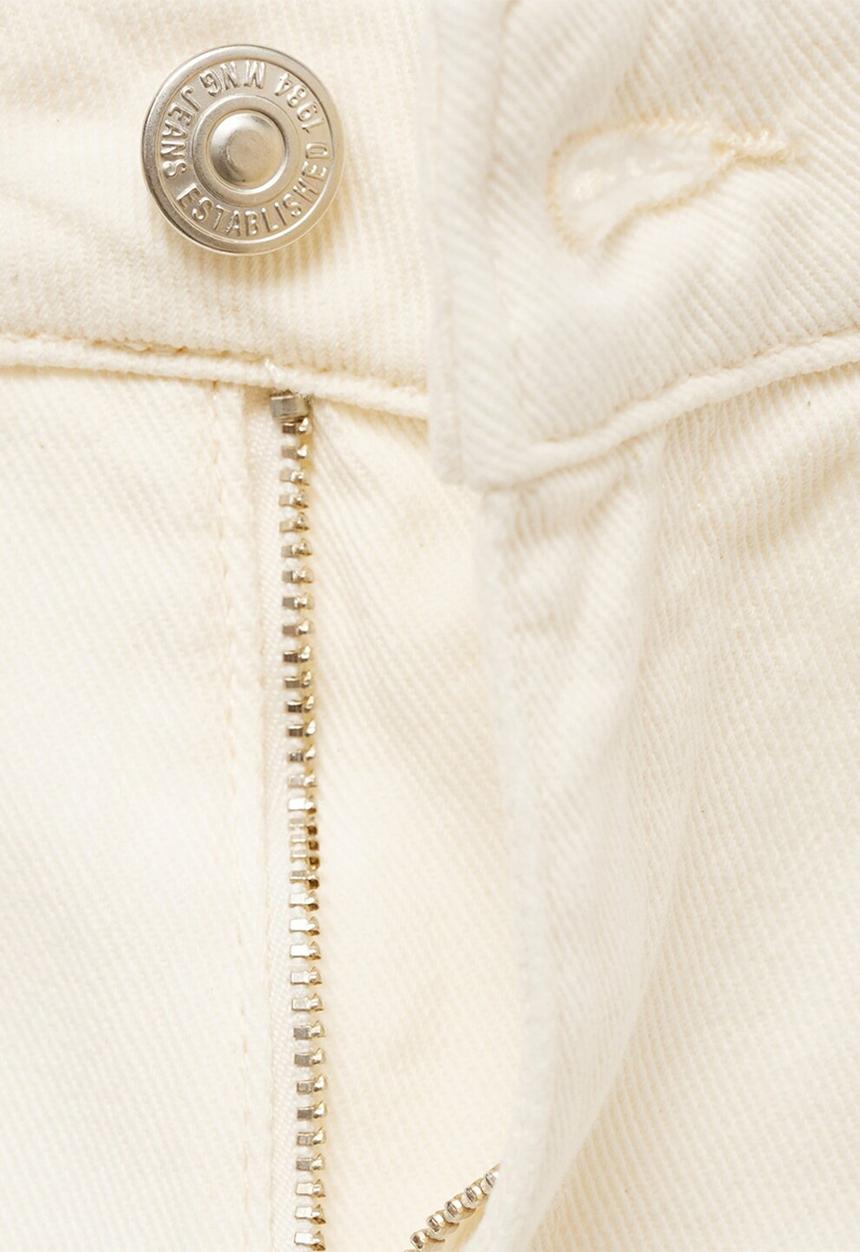 MANGO - Jeans Matilda - Light Beige