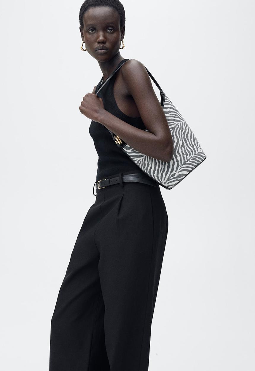 MANGO - Jumpsuit Singapur - Black