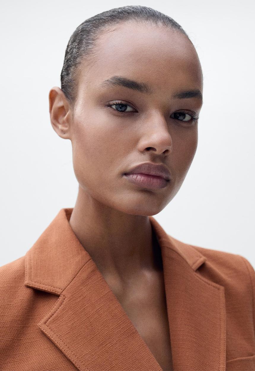 MANGO - Blazer Daisy - Brown