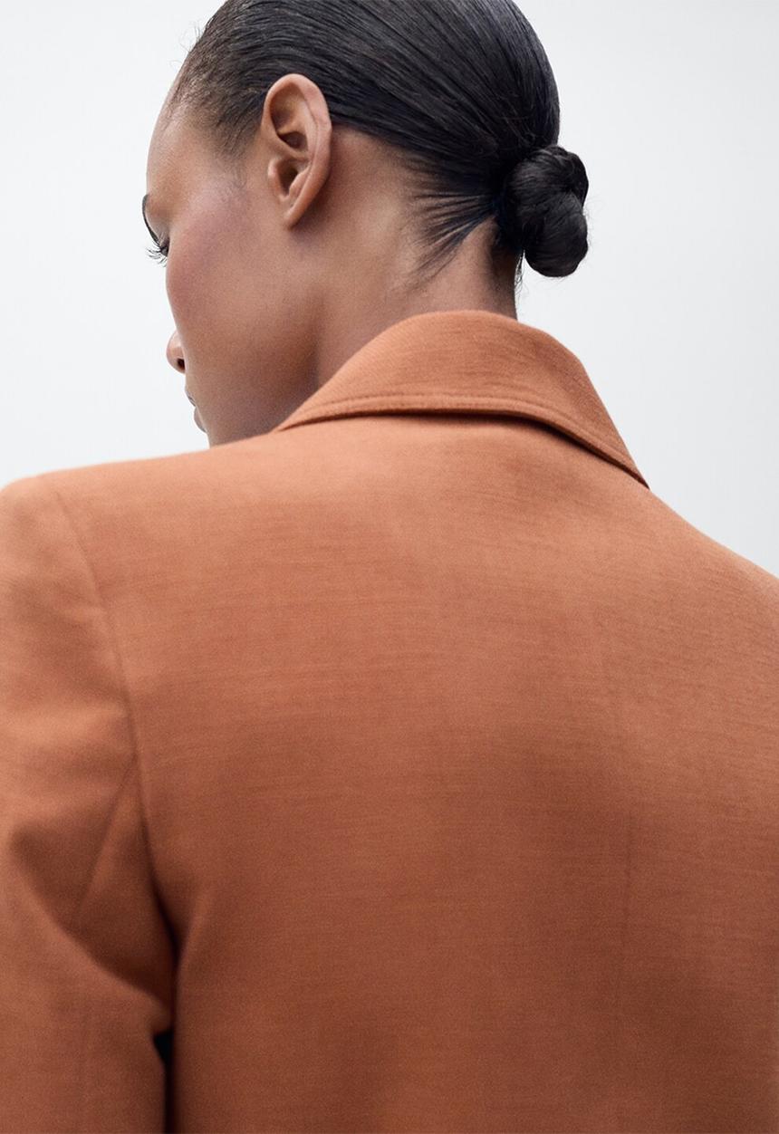 MANGO - Blazer Daisy - Brown