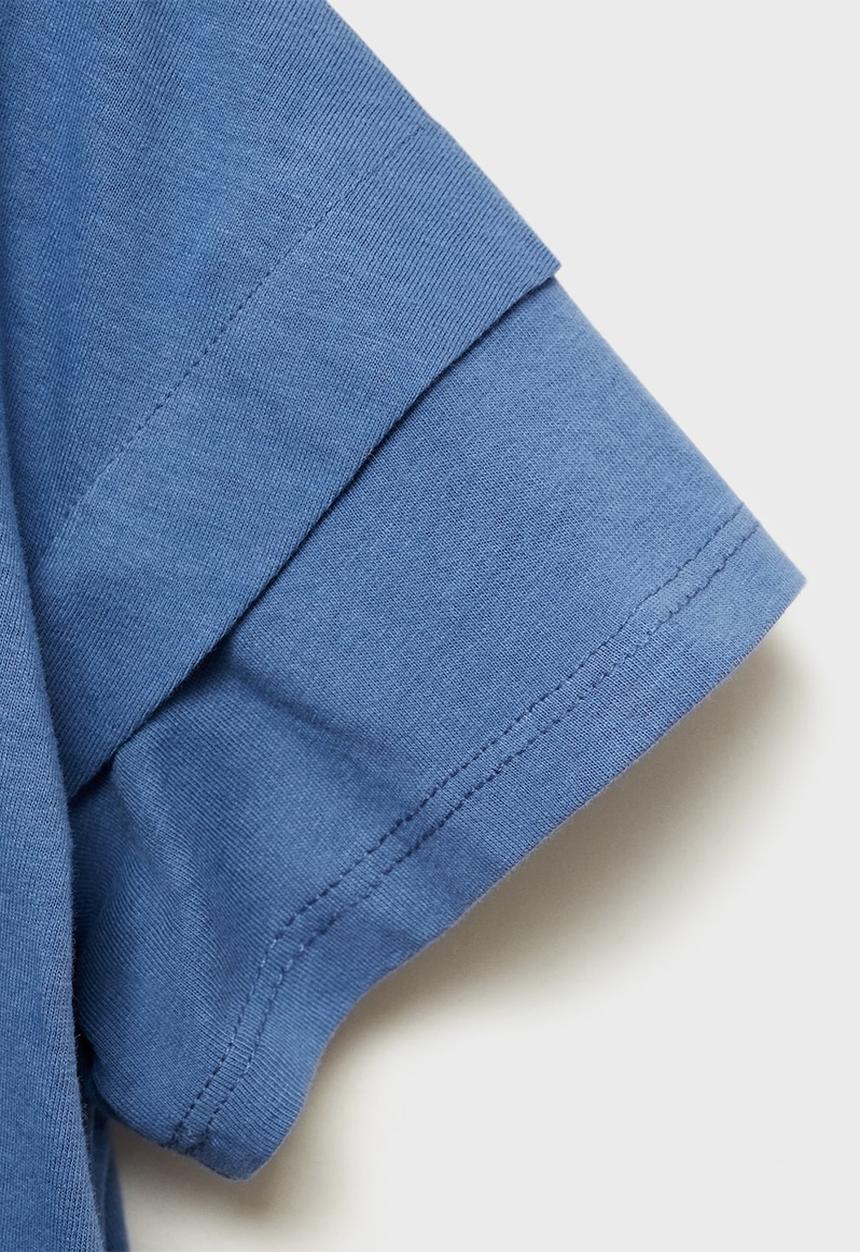 MANGO - T-shirt sailor - medium blue