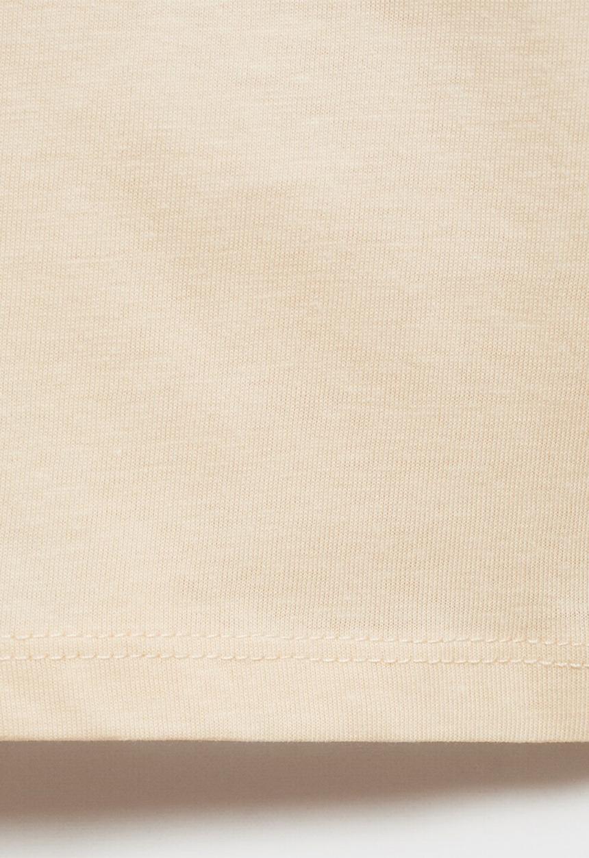 MANGO - T-shirt basica8 - light beige