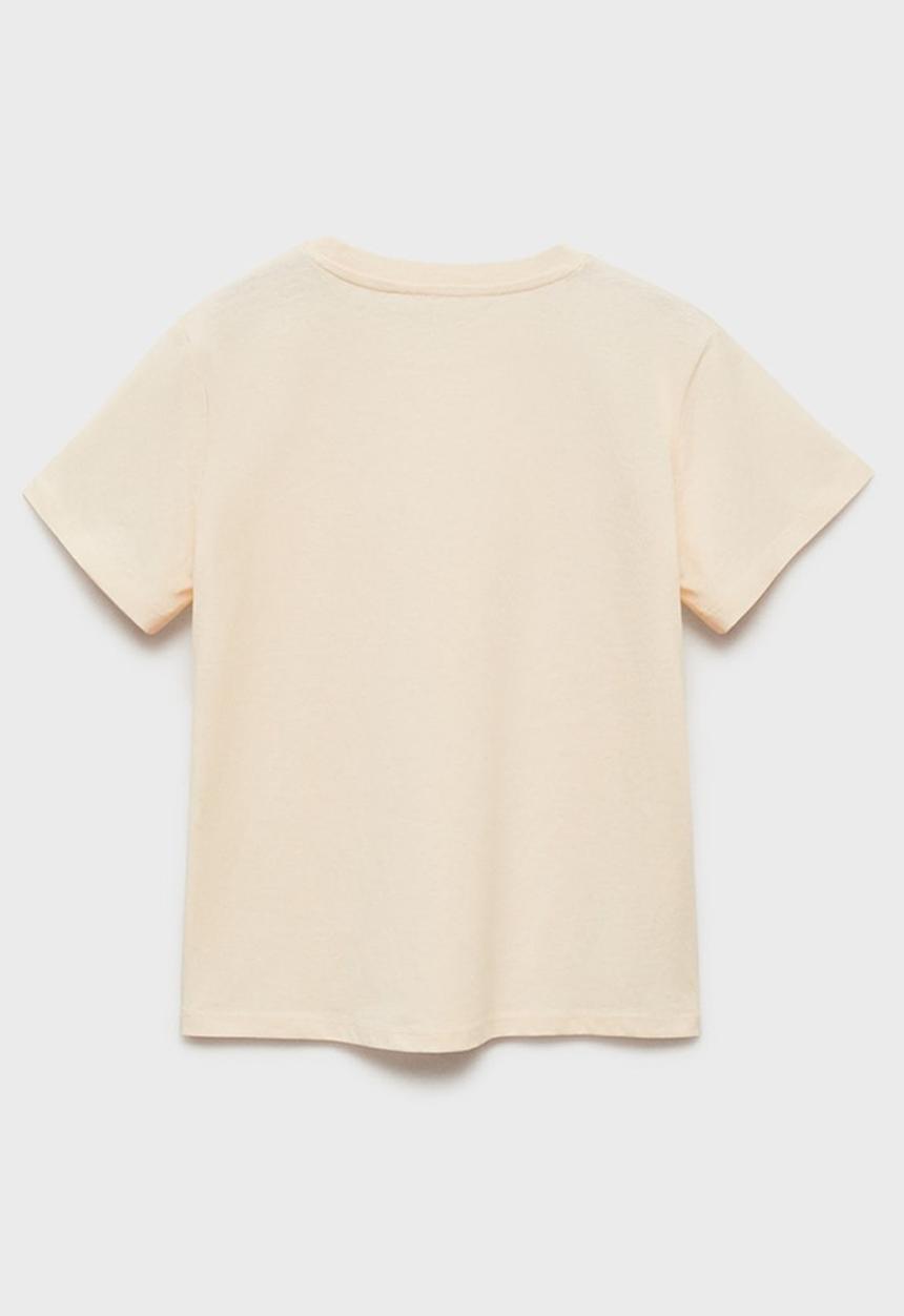 MANGO - T-shirt basica8 - light beige