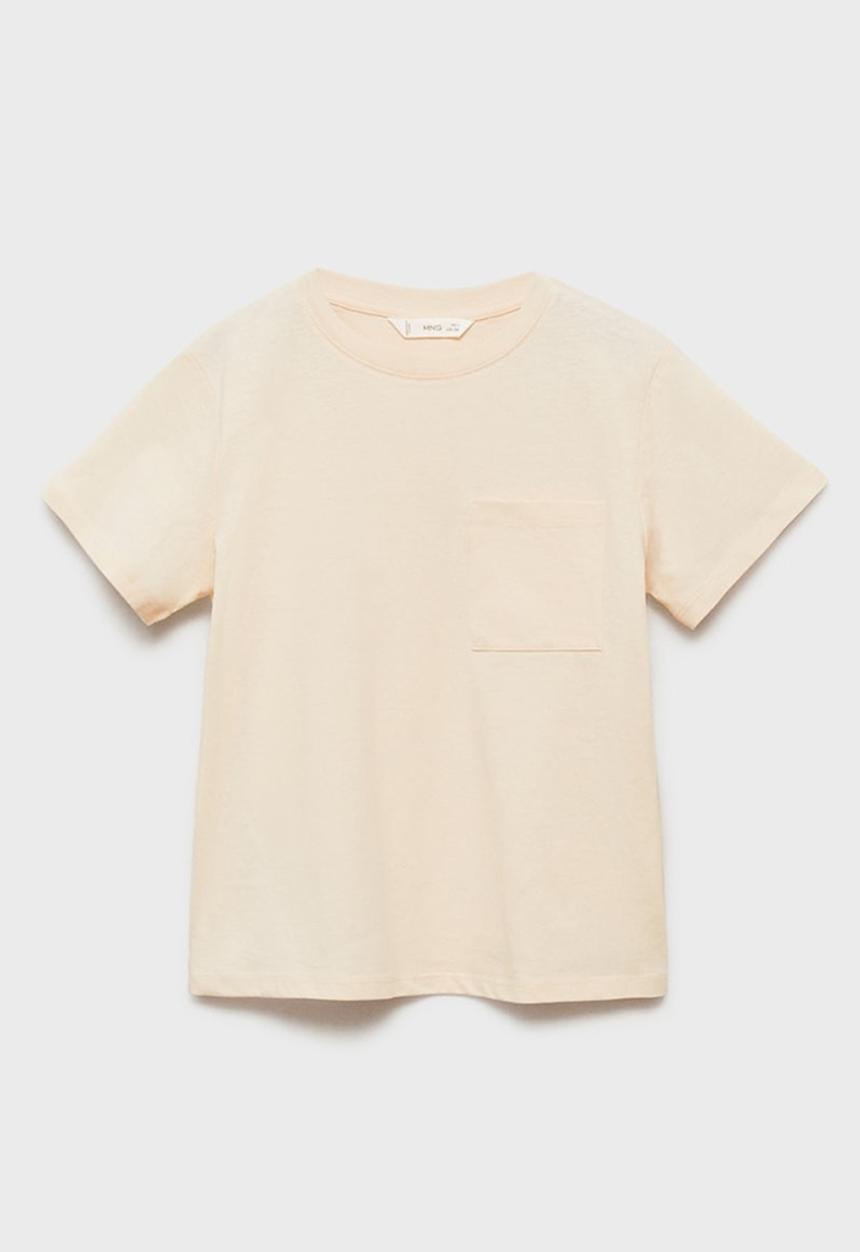 MANGO - T-shirt basica8 - light beige