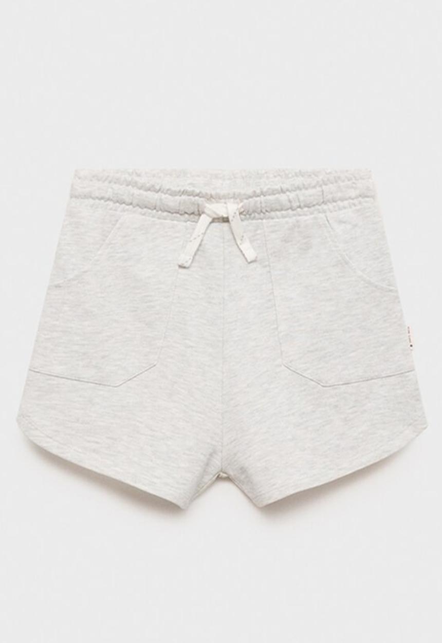 MANGO - Shorts lea - grey
