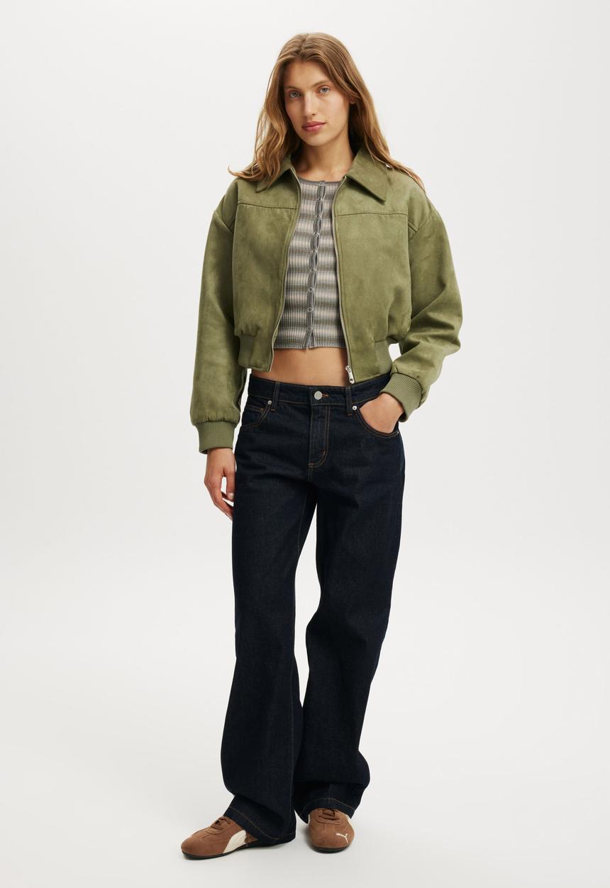 Cotton On - Low rise straight jean - indigo