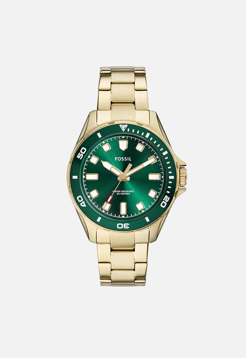 Fossil - Dalton sport watch - gold