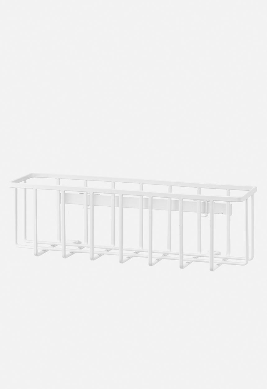 Yamazaki - TOWER Film Hook Multi-Use Basket L - White