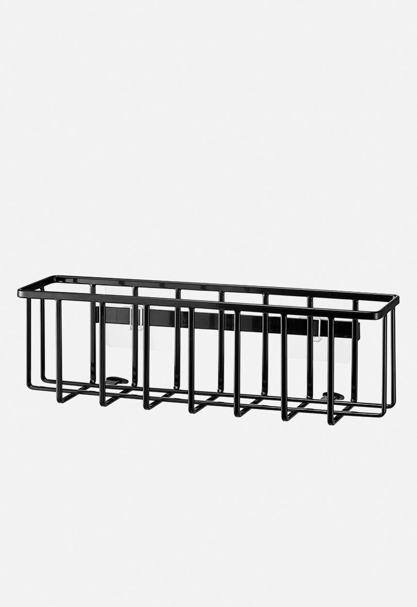 Yamazaki - Tower Film Hook Multi-Use Basket L - Black