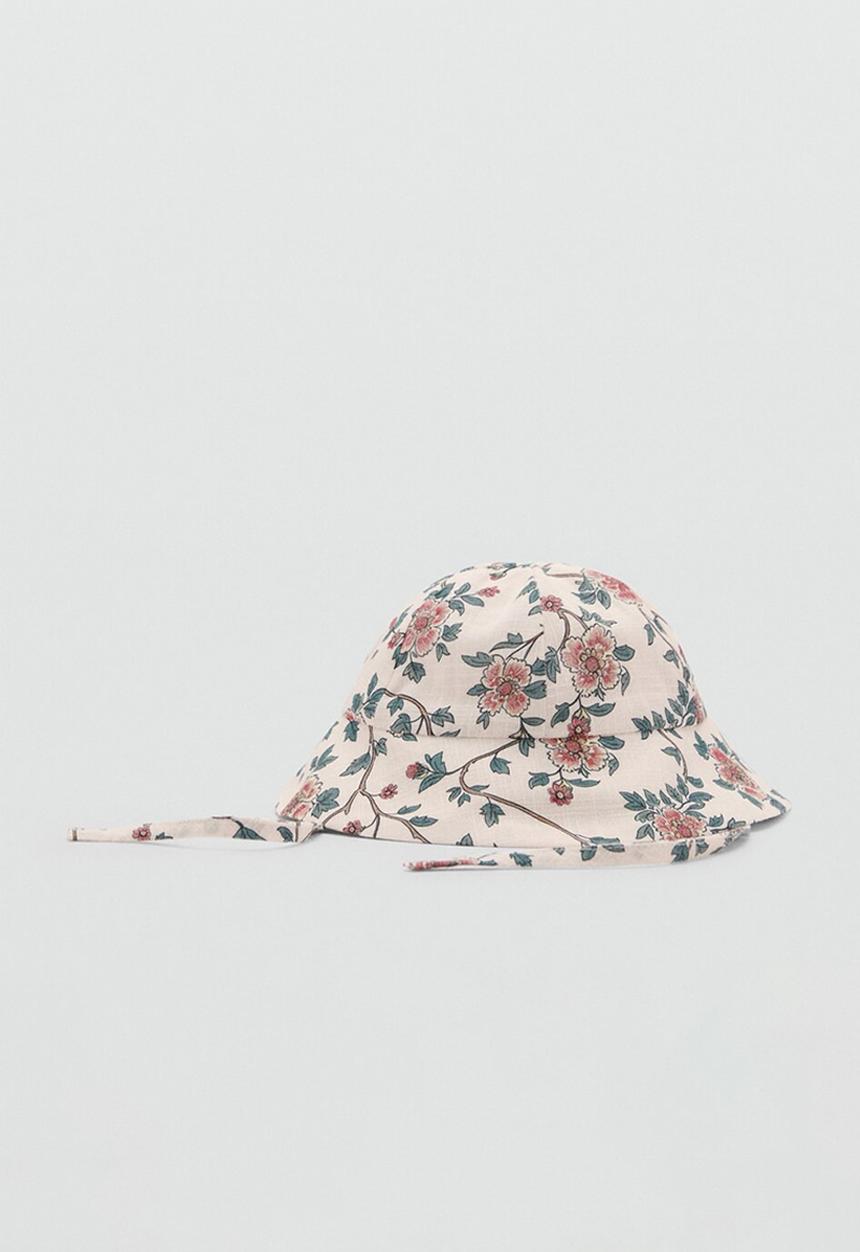 MANGO - Bucket hat - light beige