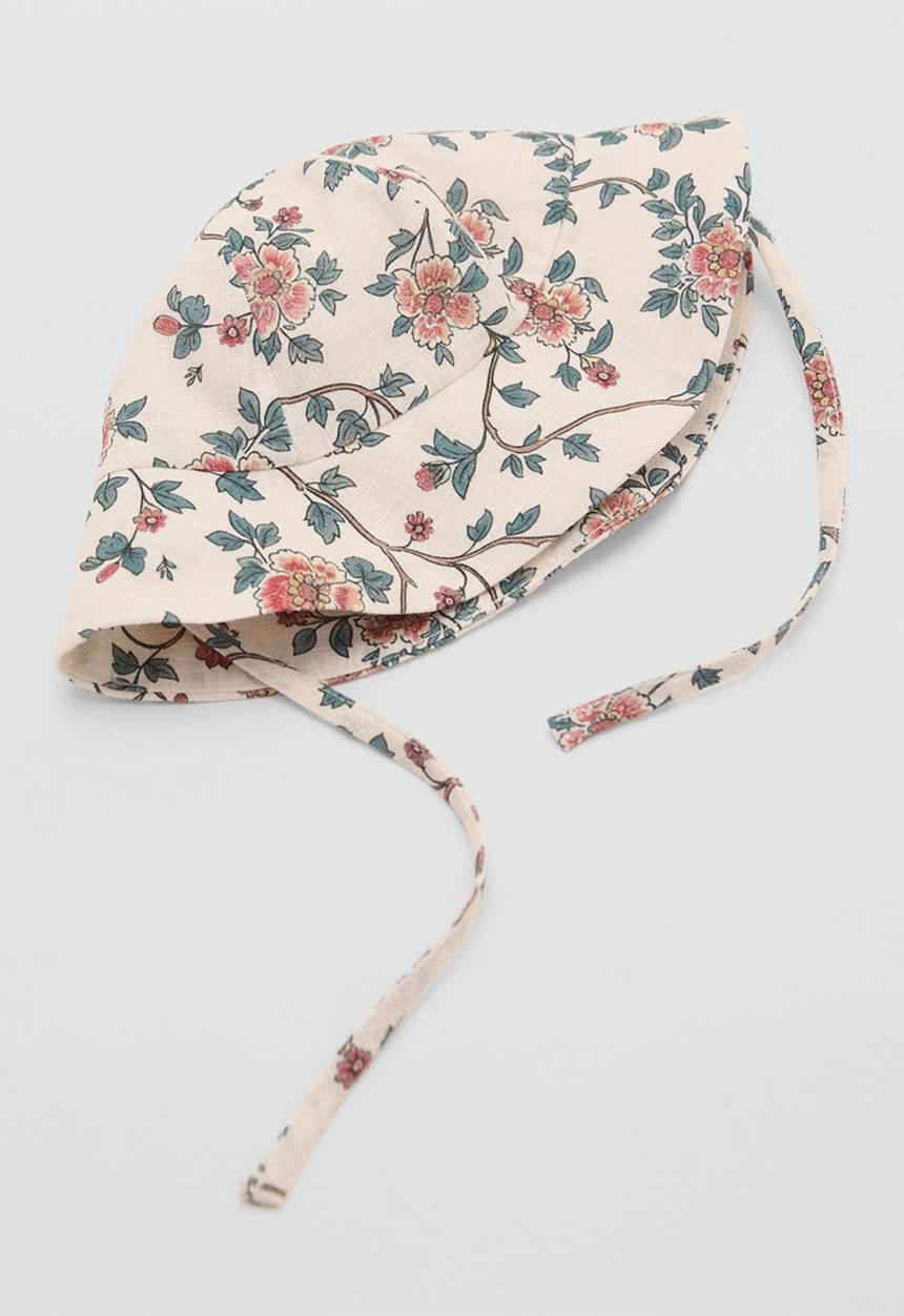 MANGO - Bucket hat - light beige
