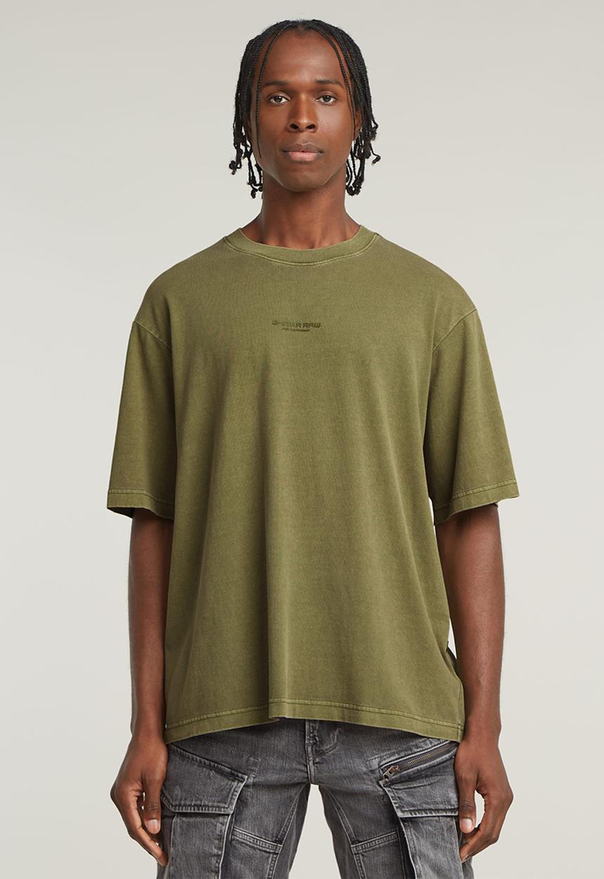 G-STAR - Overdyed Center Chest Boxy R T - Mayfly Gd