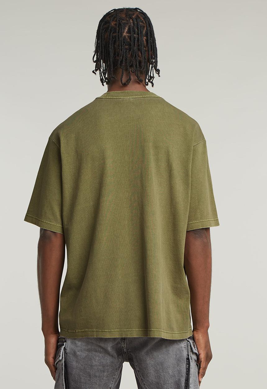 G-STAR - Overdyed Center Chest Boxy R T - Mayfly Gd