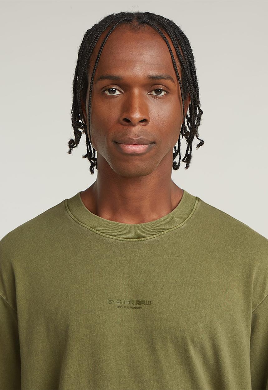 G-STAR - Overdyed Center Chest Boxy R T - Mayfly Gd
