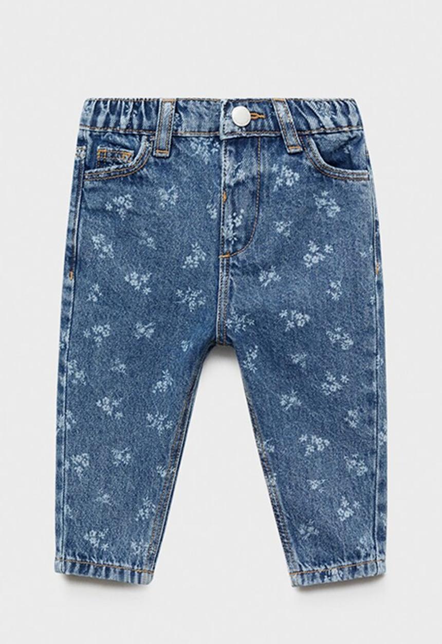 MANGO - Jeans cottagep - open blue