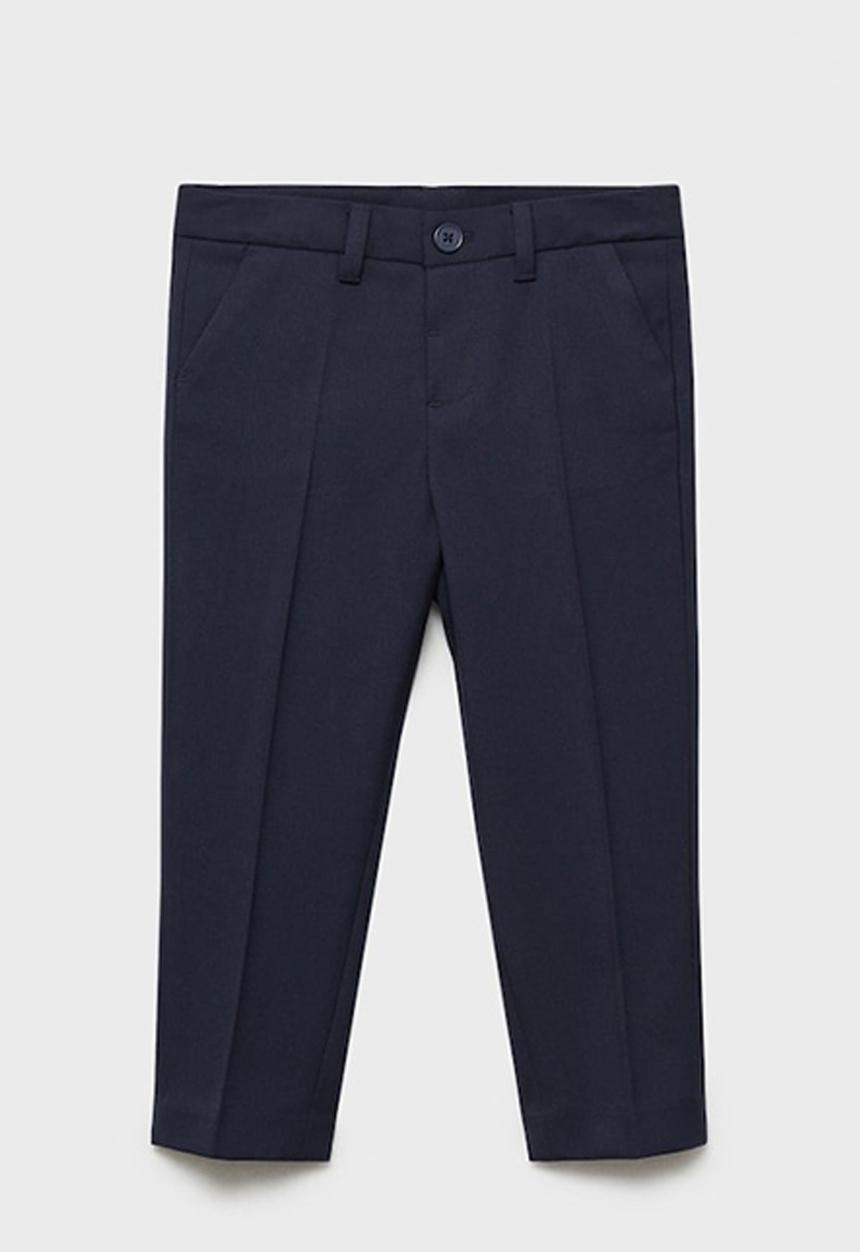 MANGO - Trousers raipb - navy