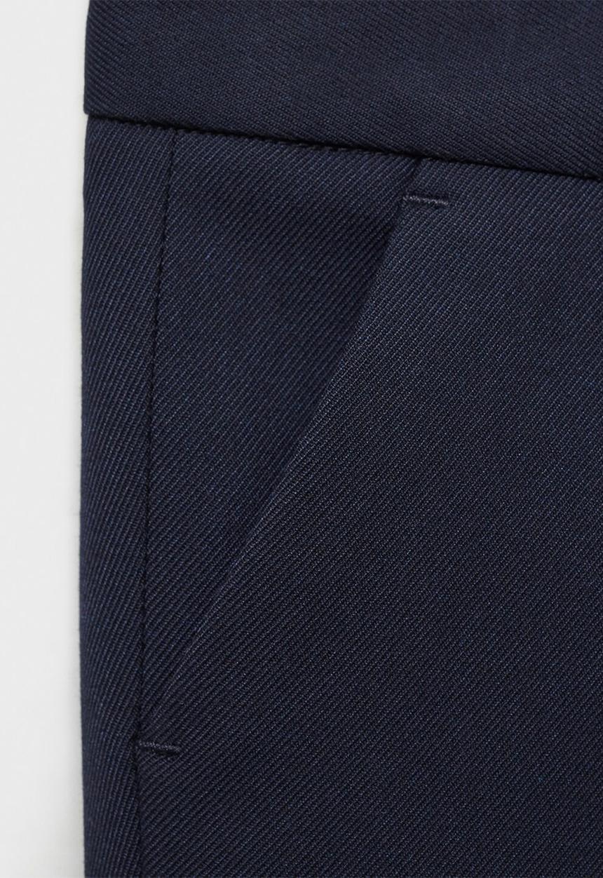 MANGO - Trousers raipb - navy