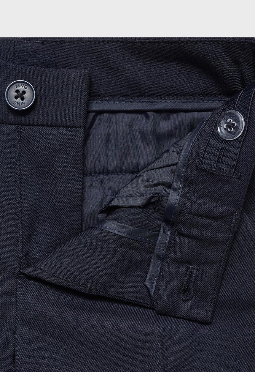 MANGO - Trousers raipb - navy