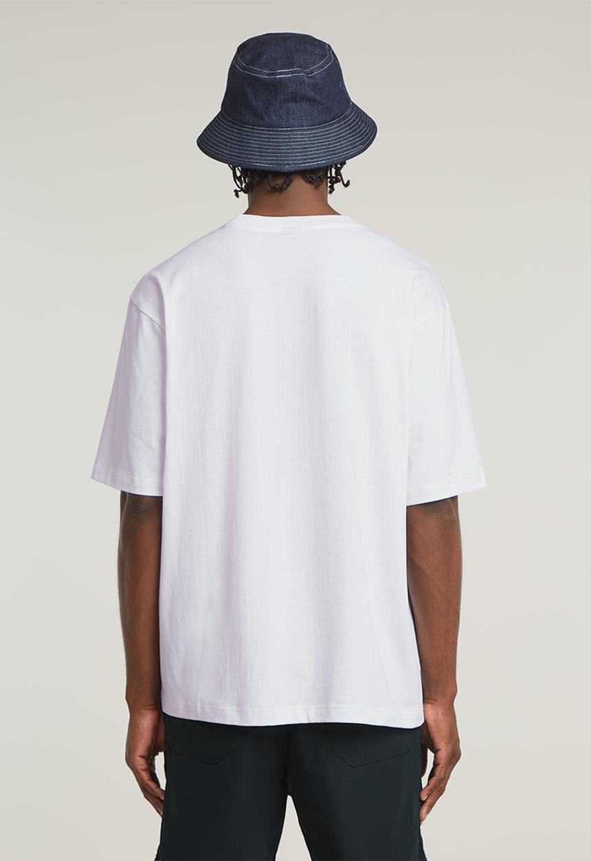 G-STAR - Color Shift Old Skool Logo Boxy R T - White