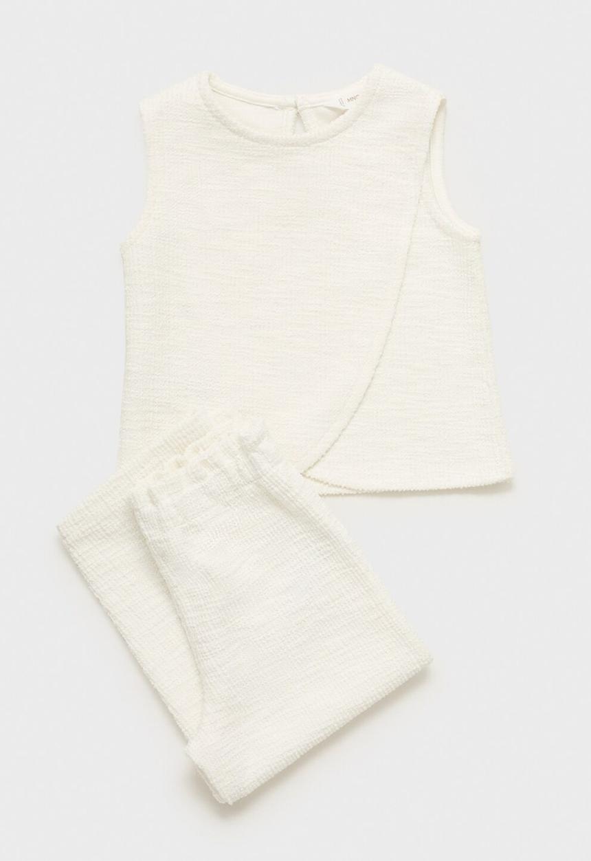 MANGO - Trousers coco - natural