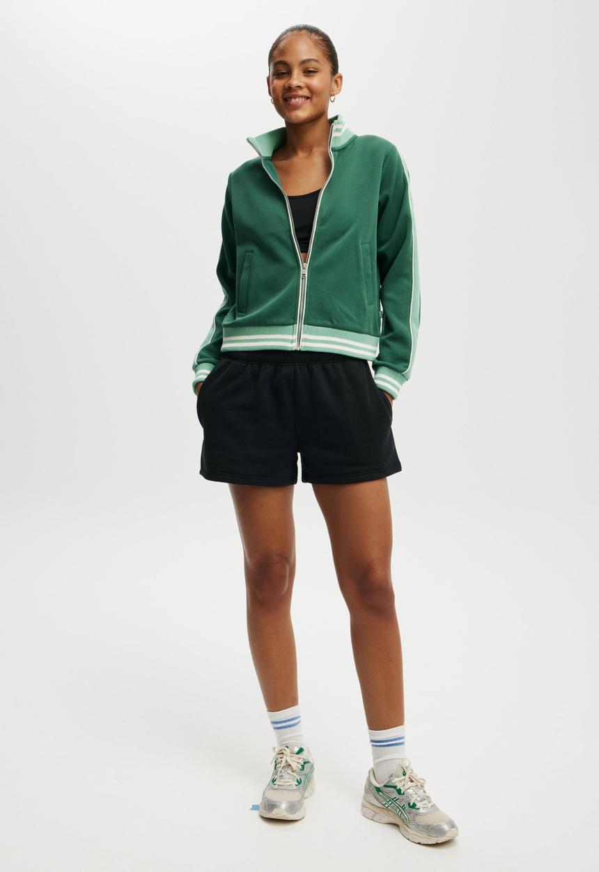Cotton On - Plush Essential Gym Short - Black