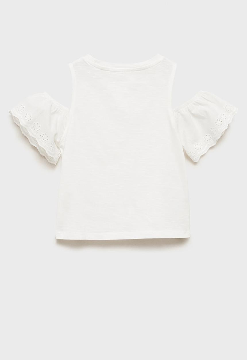 MANGO - T-shirt should - natural