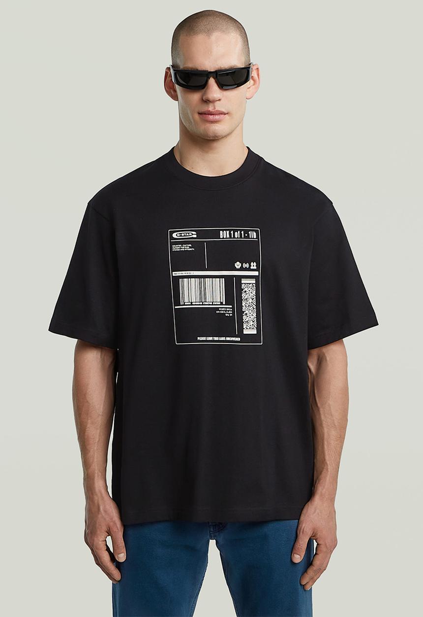 G-STAR - Shipping Gr Boxy R T - Dk Black