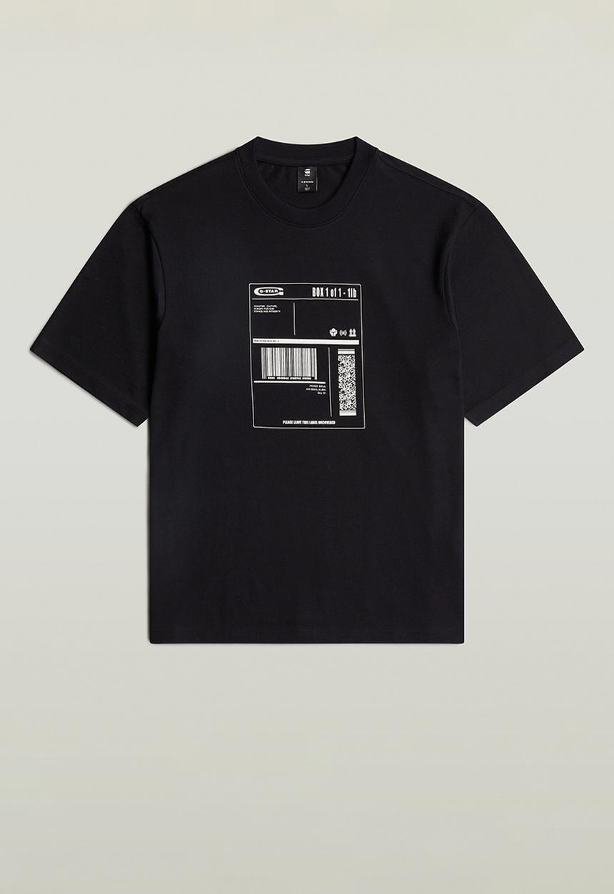 G-STAR - Shipping Gr Boxy R T - Dk Black