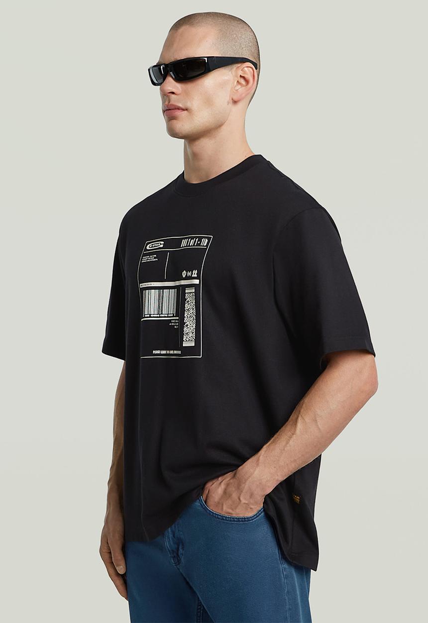 G-STAR - Shipping Gr Boxy R T - Dk Black