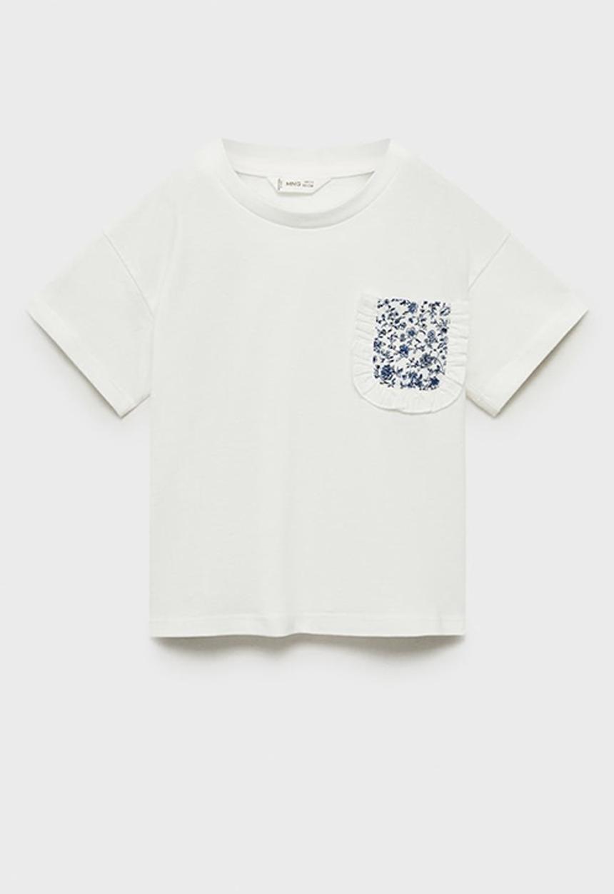 MANGO - T-shirt valeria - natural