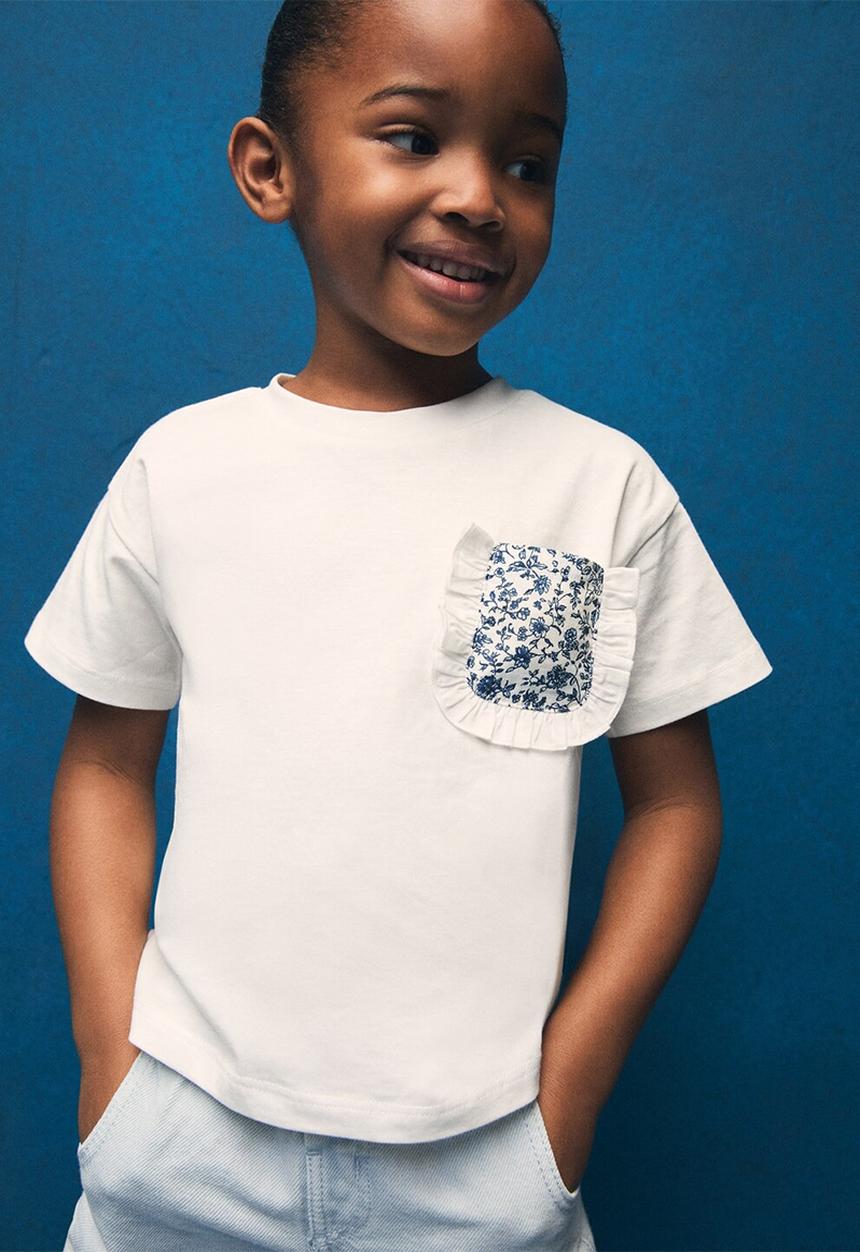 MANGO - T-shirt valeria - natural