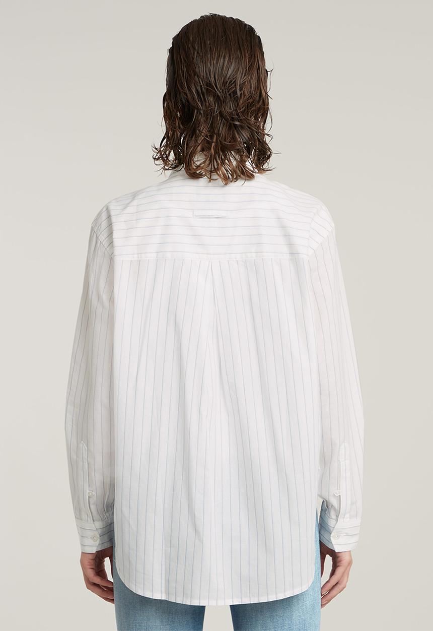 G-STAR - Summer Bf Shirt Long Sleeve Wmn - Plein Air Claire Stripe