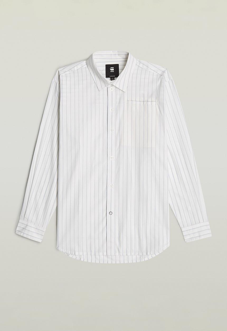 G-STAR - Summer Bf Shirt Long Sleeve Wmn - Plein Air Claire Stripe