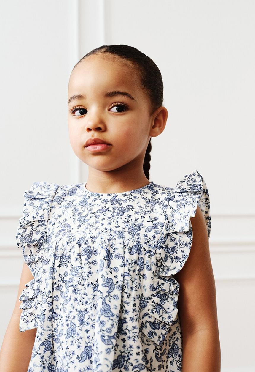 MANGO - Dress ashy - white