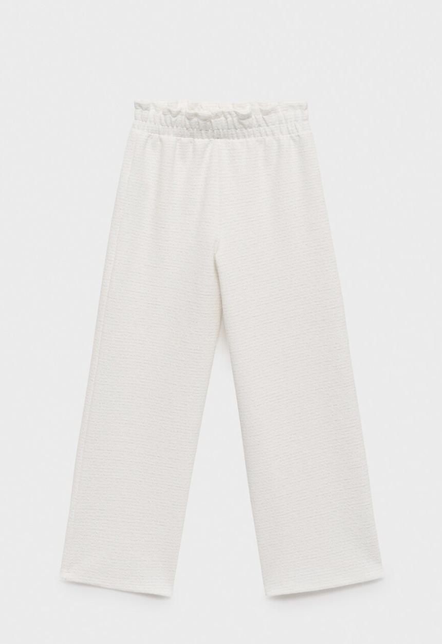 MANGO - Trousers luri - natural