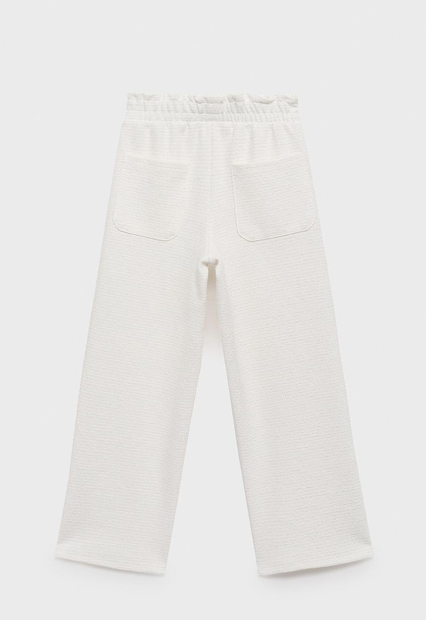 MANGO - Trousers luri - natural