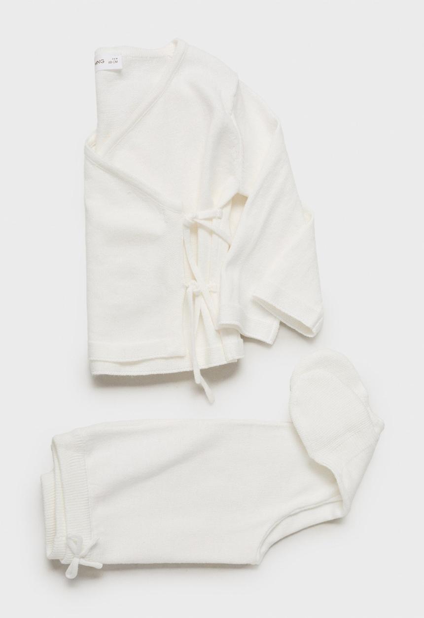 MANGO - Sweater cotton - natural