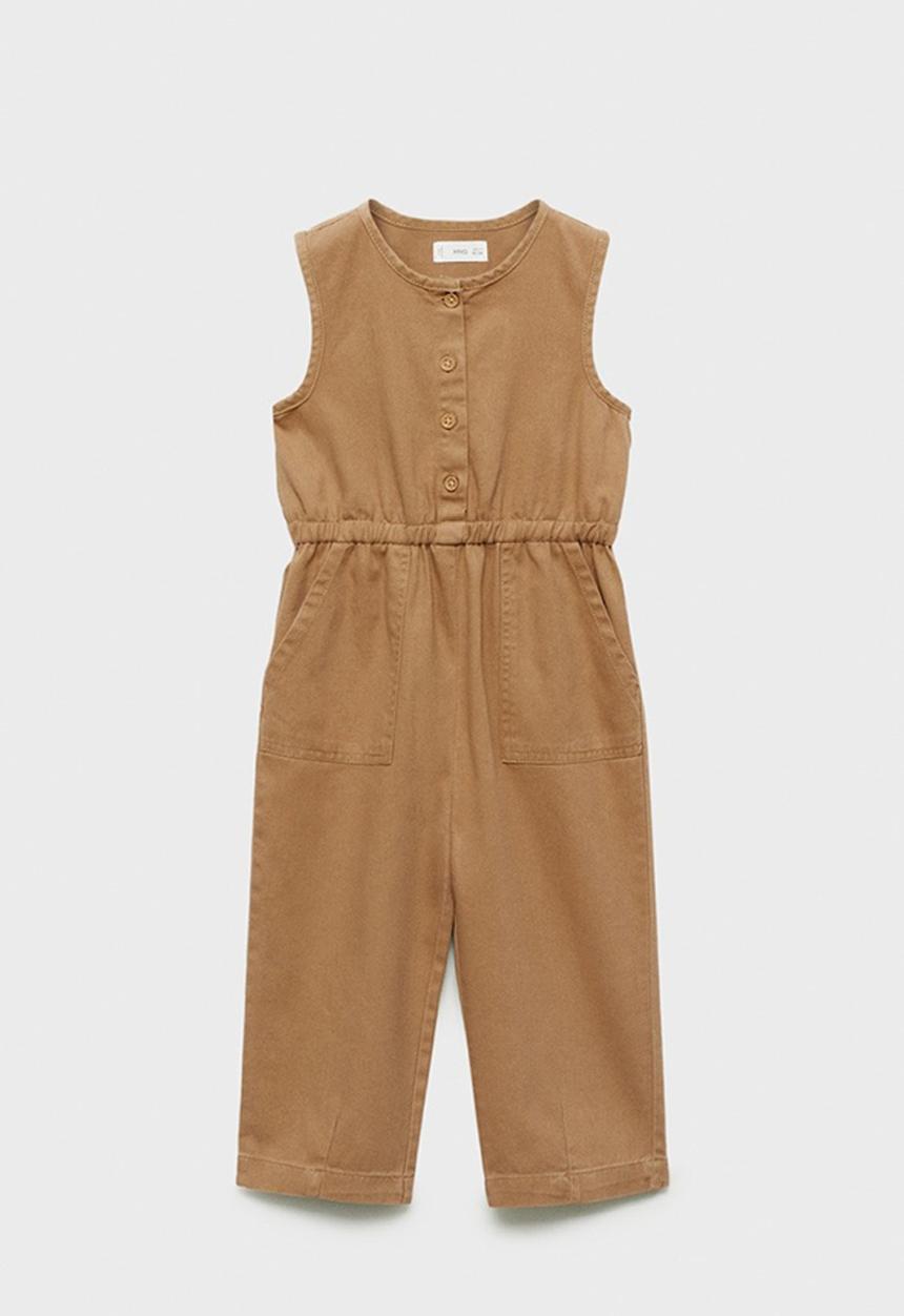 MANGO - Jumpsuit sahara - medium brown
