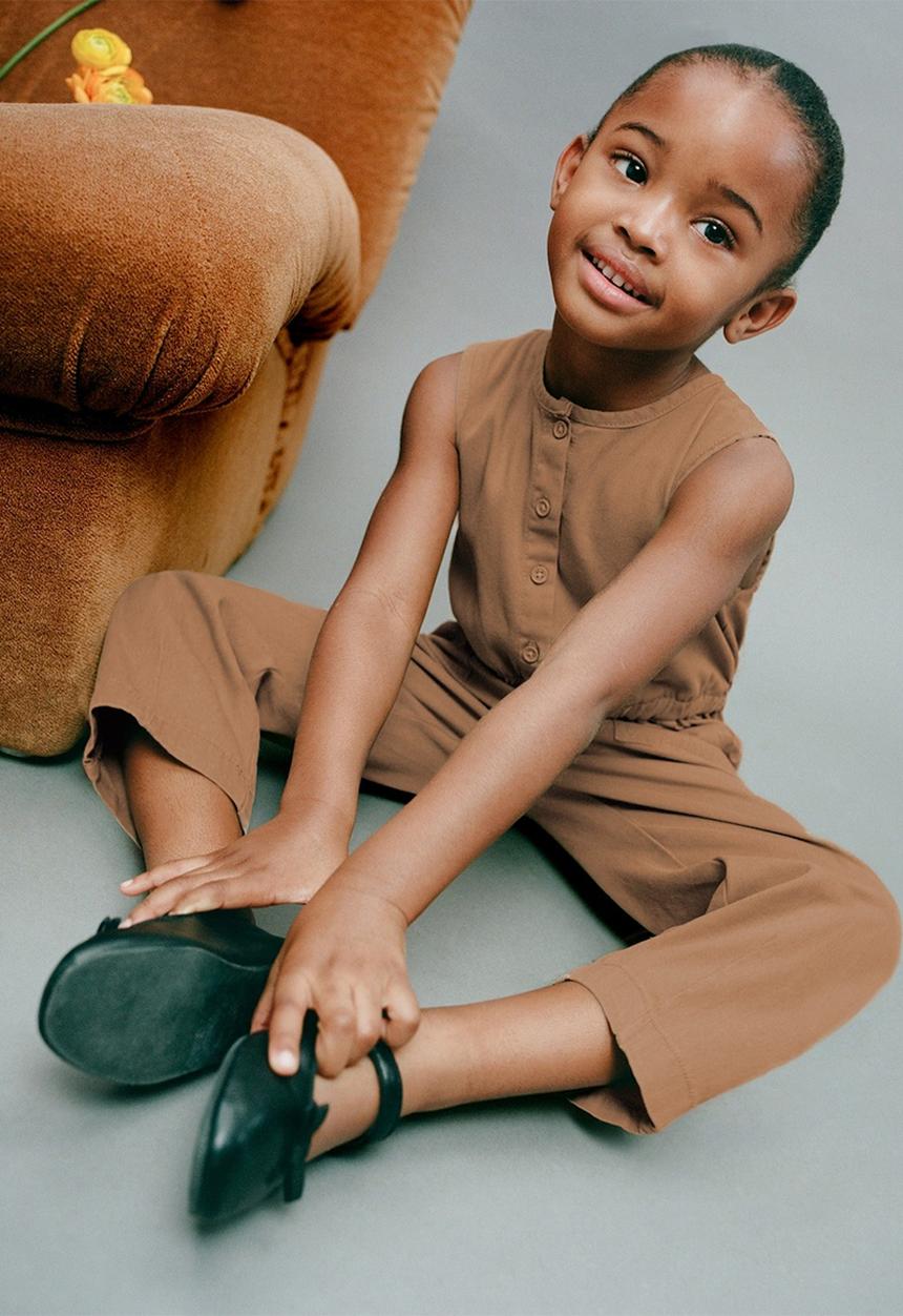 MANGO - Jumpsuit sahara - medium brown