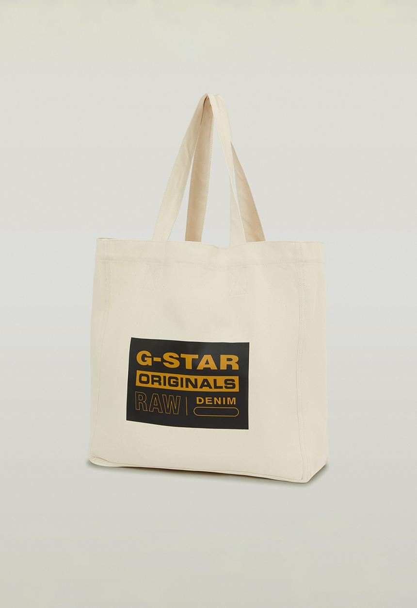 G-STAR - Big Tote Bag - Ecru