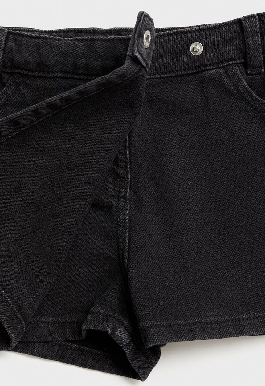 MANGO - Shorts skort - open gray