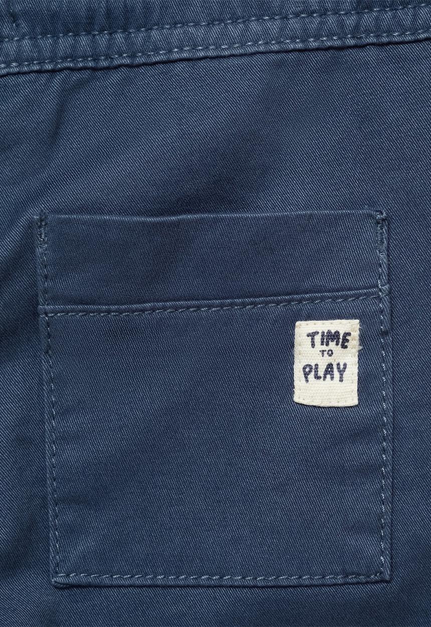 MANGO - Trousers cord - navy