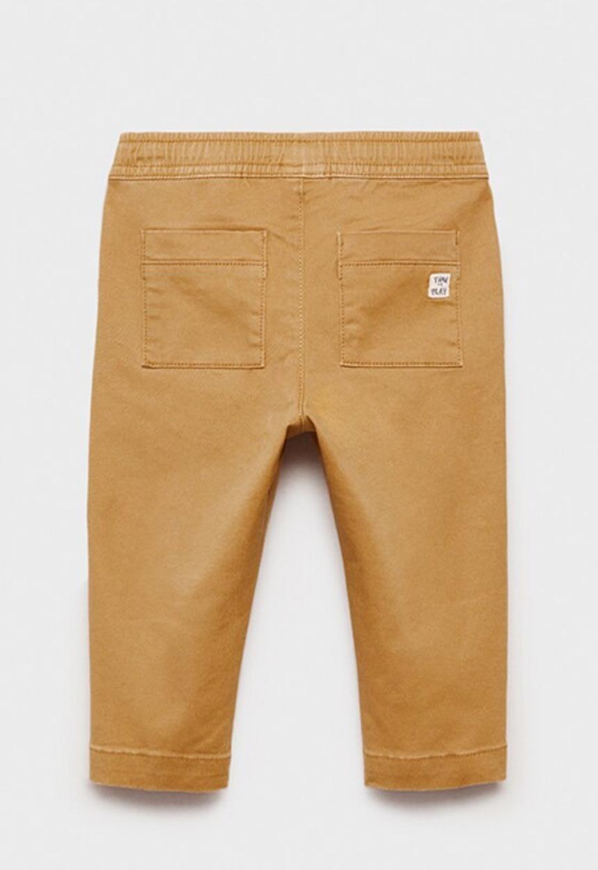 MANGO - Trousers cord - medium yellow