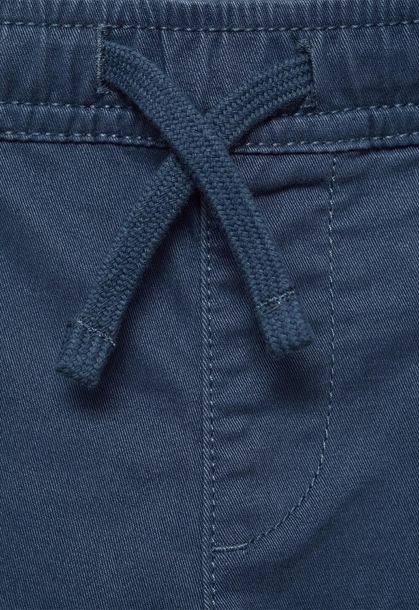 MANGO - Trousers cord - navy