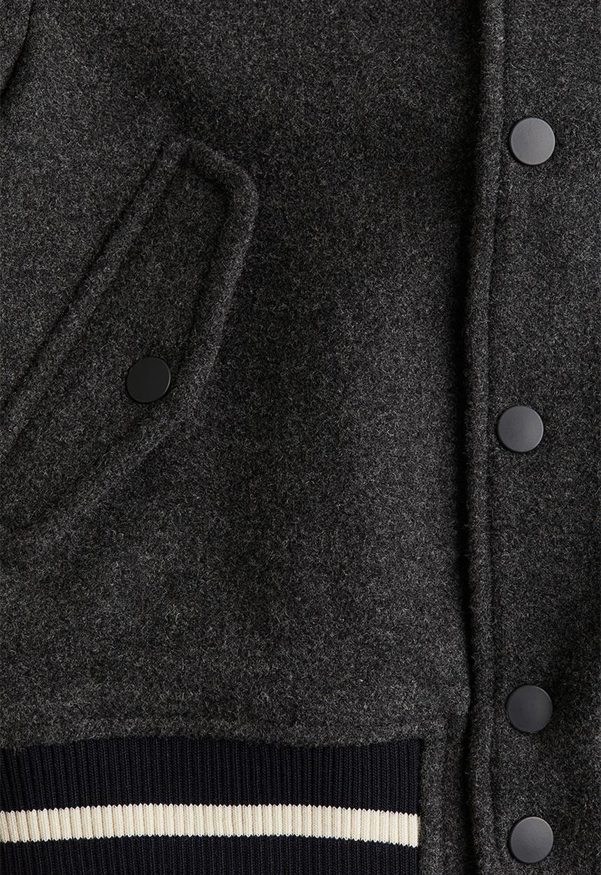 H&M - Baseball jacket - dark grey