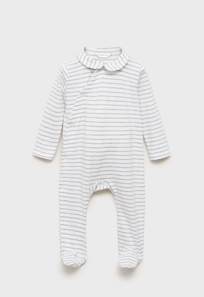 MANGO - Pyjama stripepi - white