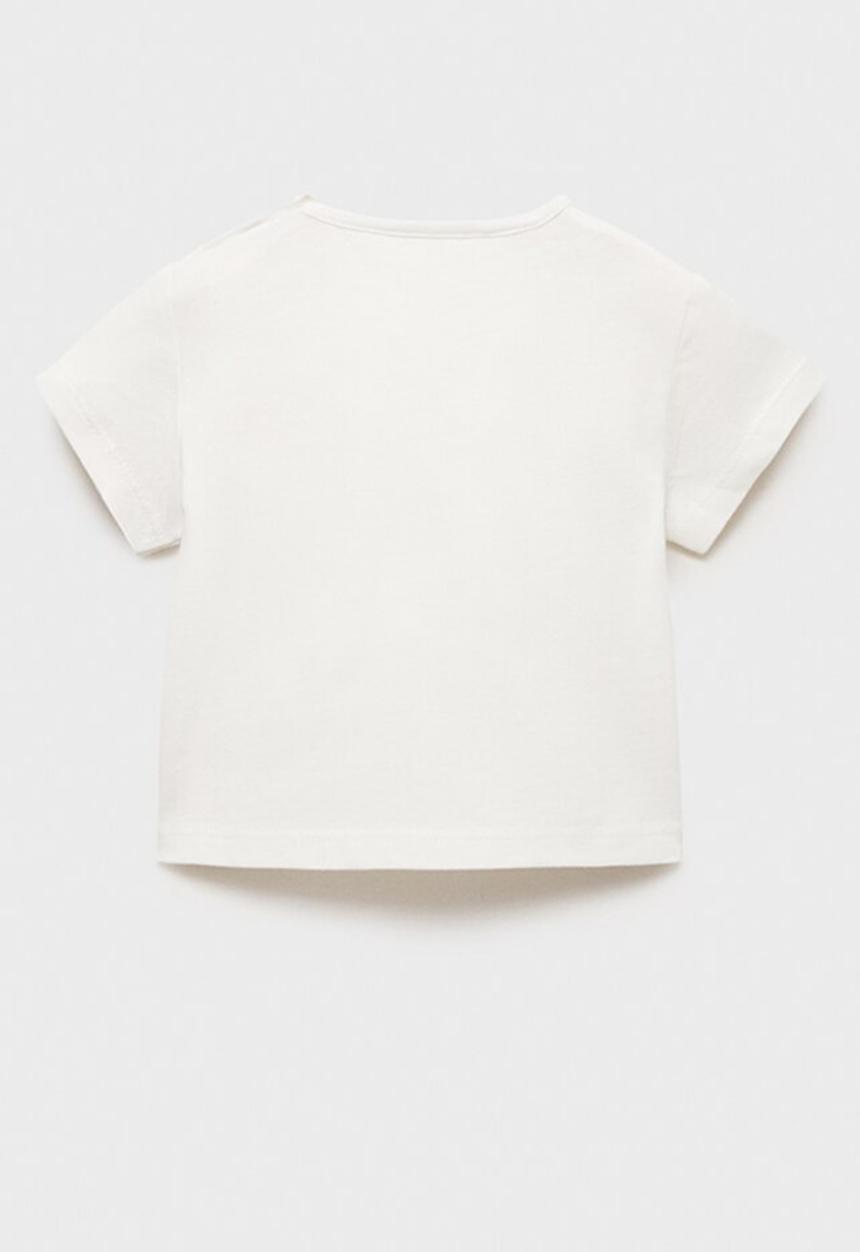 MANGO - T-shirt camaleon - natural